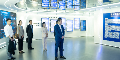 上海银行副行长一行来访全球跨境电商知识服务中心